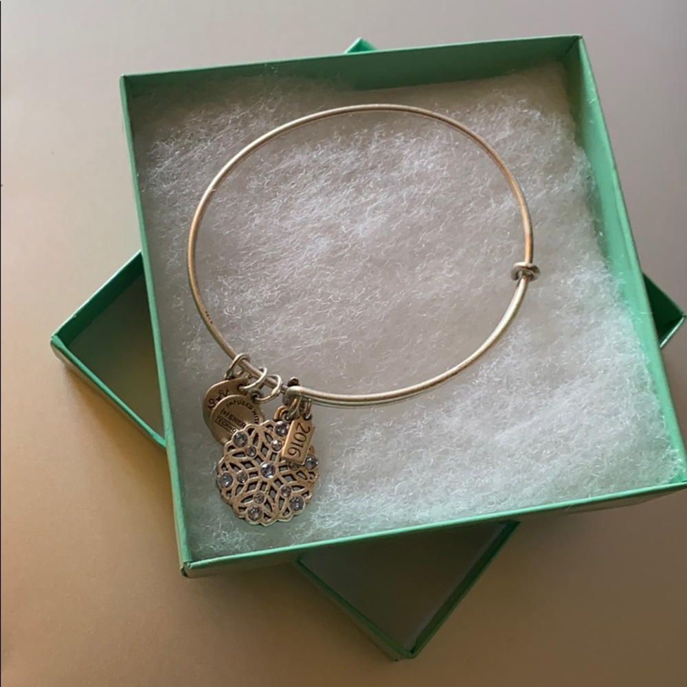2016 alex and ani snowflake bracelet